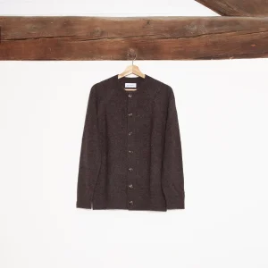 Cardigan texturé taupe