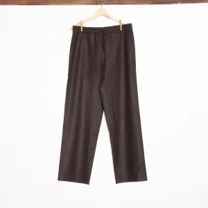 Pantalon élastique loden marron