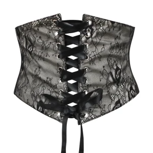 Lace Overlay Inspired Corset Belt