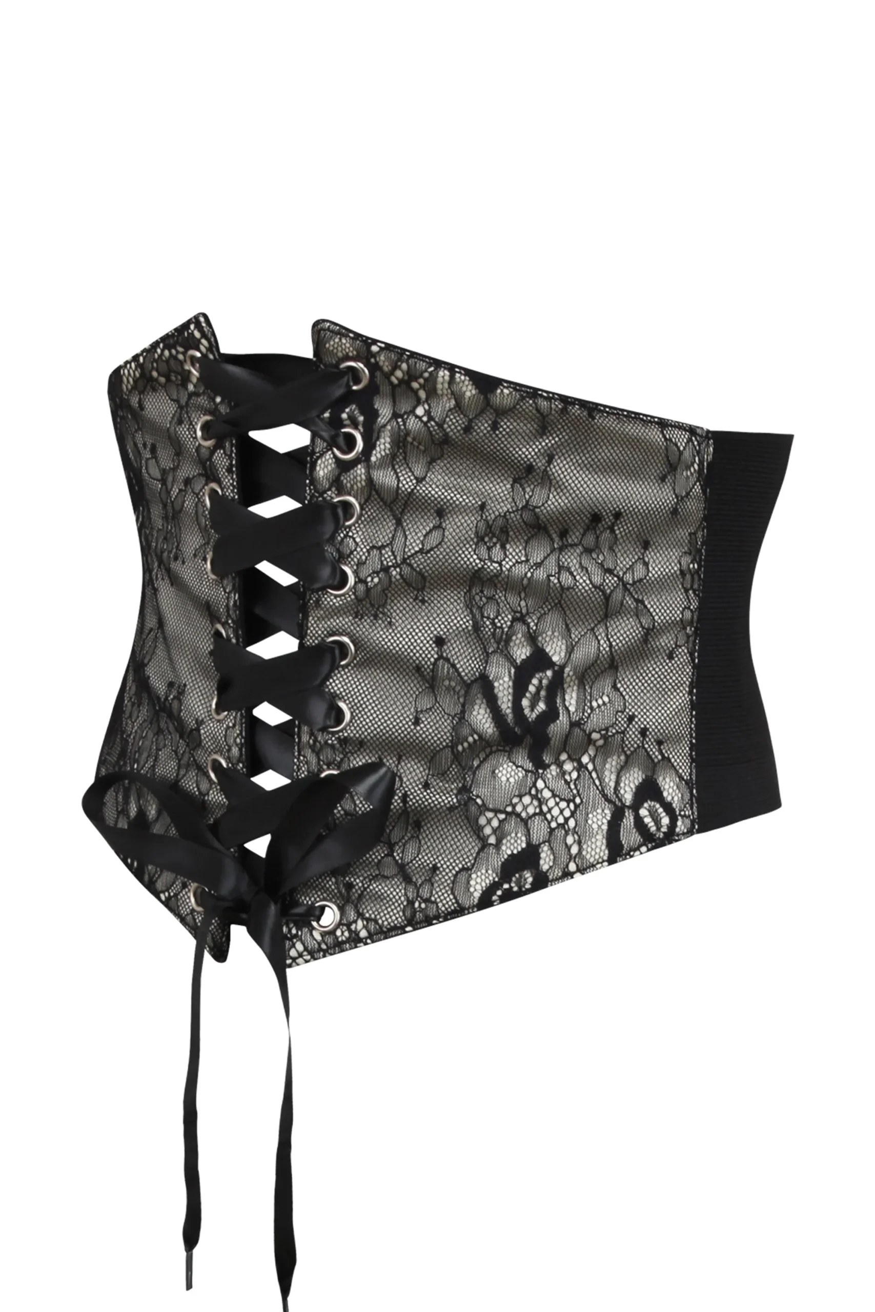 Lace Overlay Inspired Corset Belt – Image 3