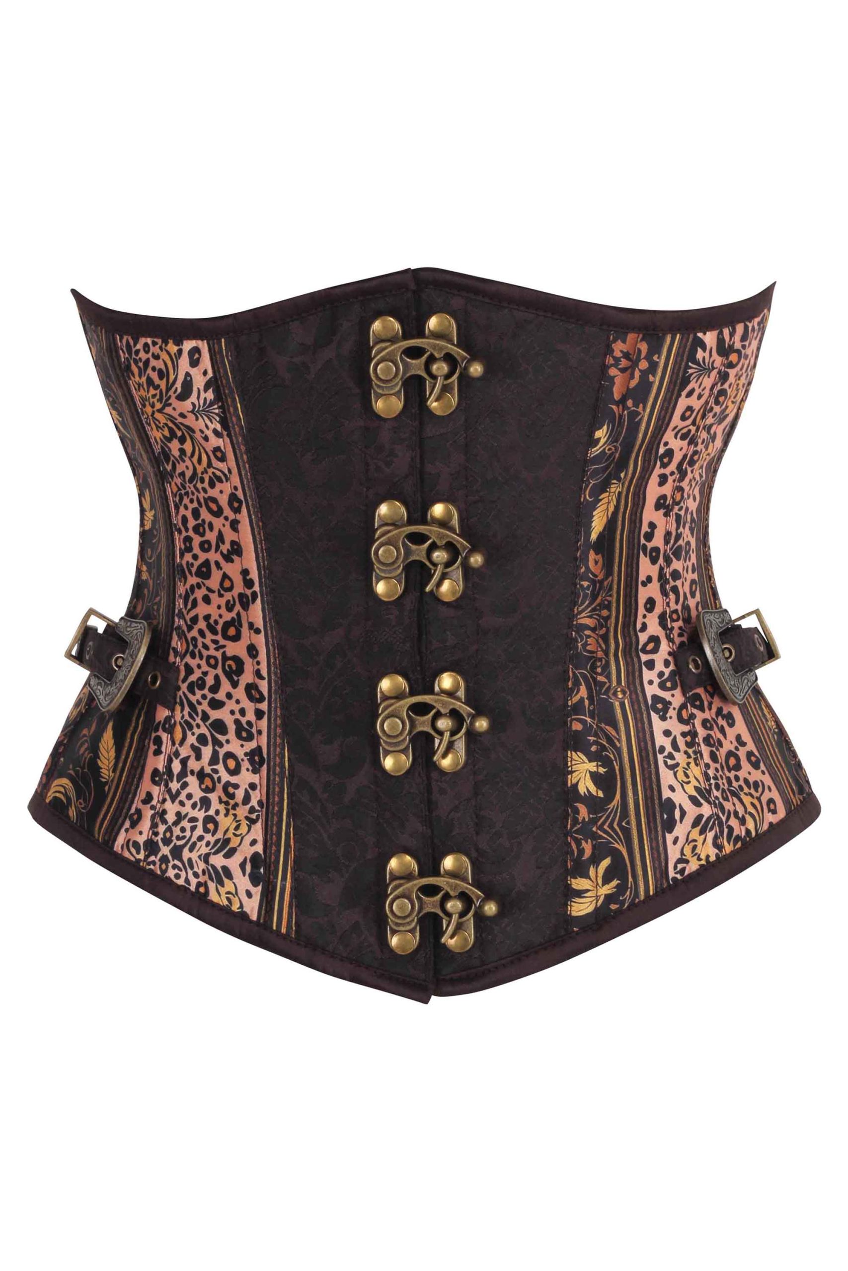 Steampunk Jungle Brocade Underbust Corset