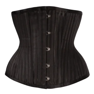 SERRE-TAILLE À RAYURES NOIRES EXPERT WAIST TRAINING AVEC INSERTIONS AUTOUR DES HANCHES