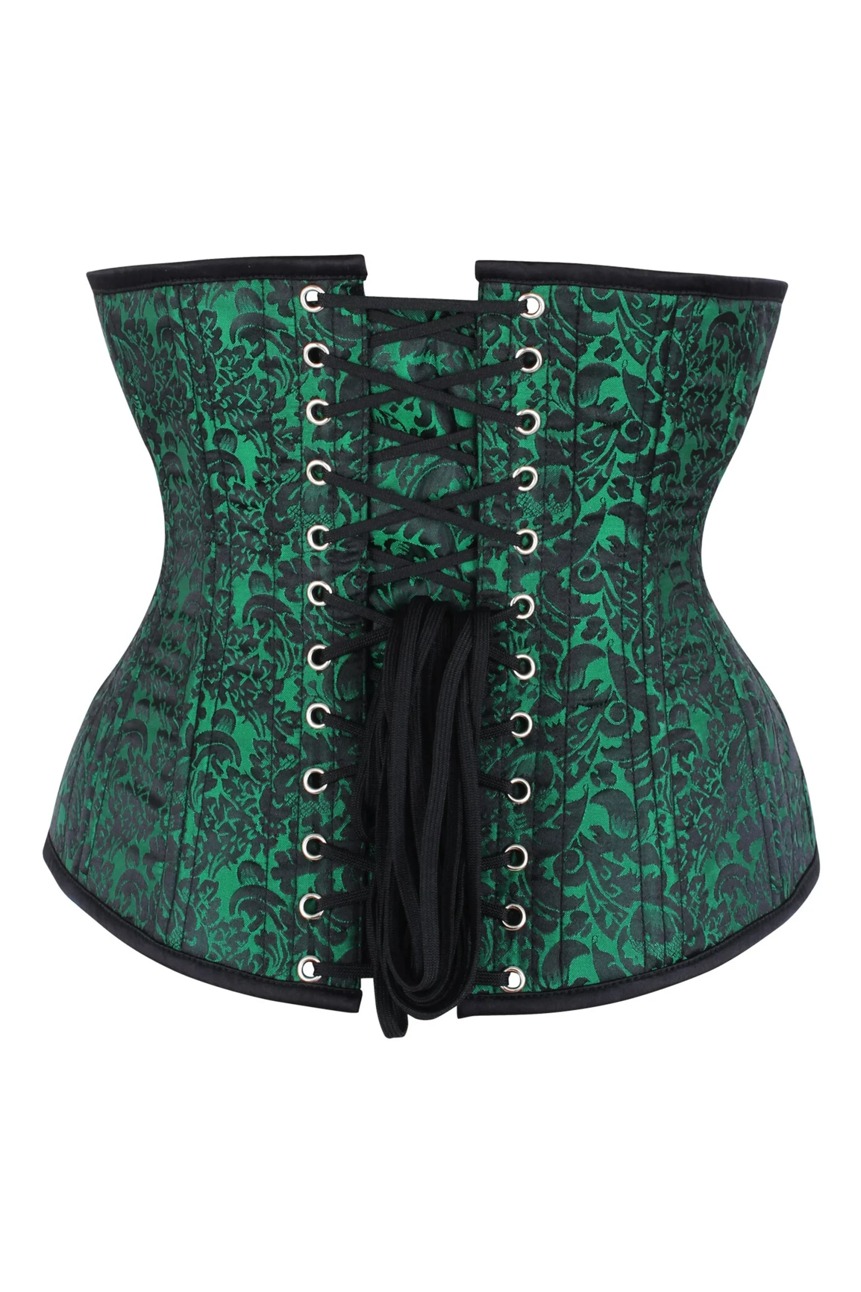 Beautiful Green Waist Training Underbust Corset- Longline – Image 2