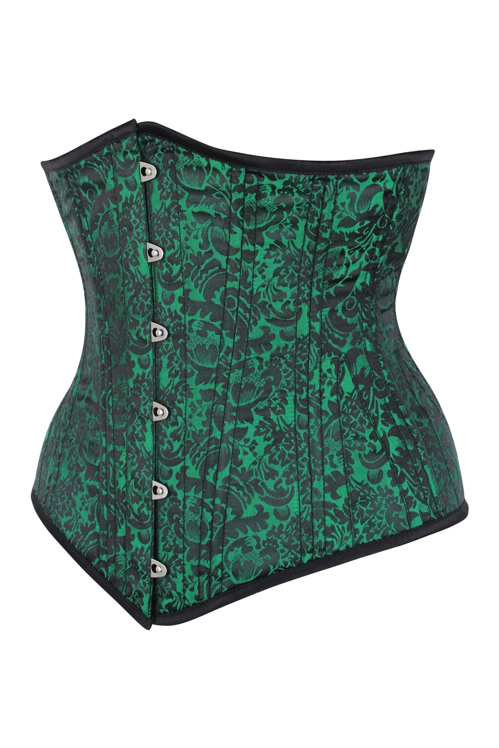 Beautiful Green Waist Training Underbust Corset- Longline – Image 3