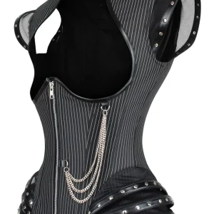 Pinstripe Underbust Corset