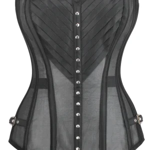 Lingerie Black Mesh Overbust