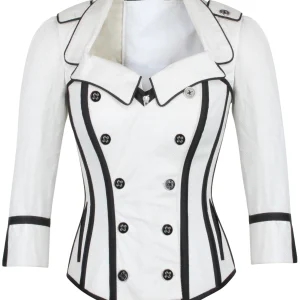 Steampunk Double Breasted Corset Jacket