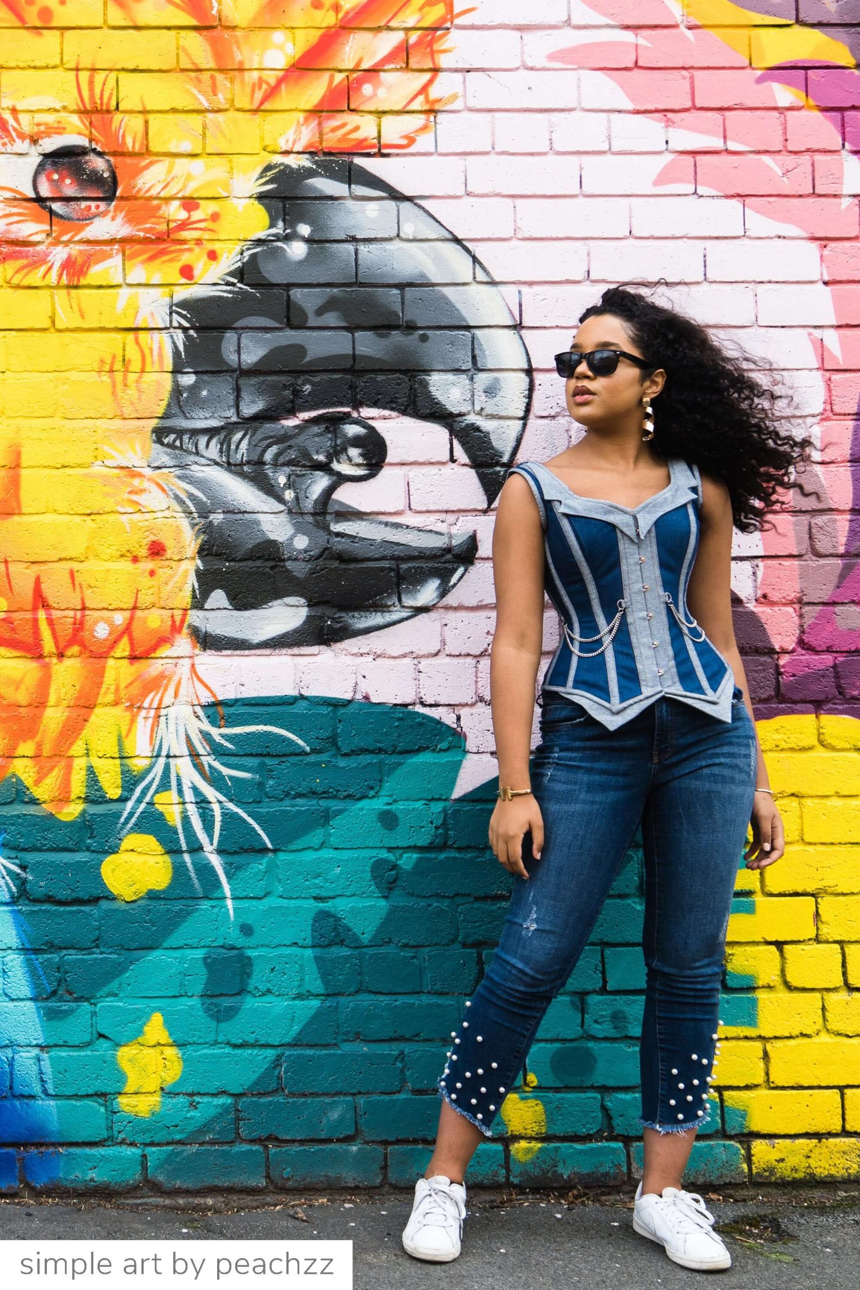 CORSET DOUBLE DENIM STYLE GILET – Image 7