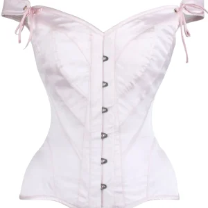Pale Pink Sleeved Corset