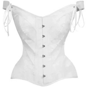White Sleeved Corset