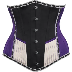 Purple Victorian Circus Inspired Longline Underbust