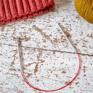 Aiguille circulaire – cable 40 cm Chiaogoo – spéciale bonnet, encolure et manches