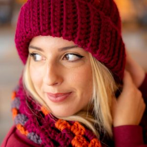 Destockage hiver 2026 – Kit Crochet – Bonnet Damian Easy