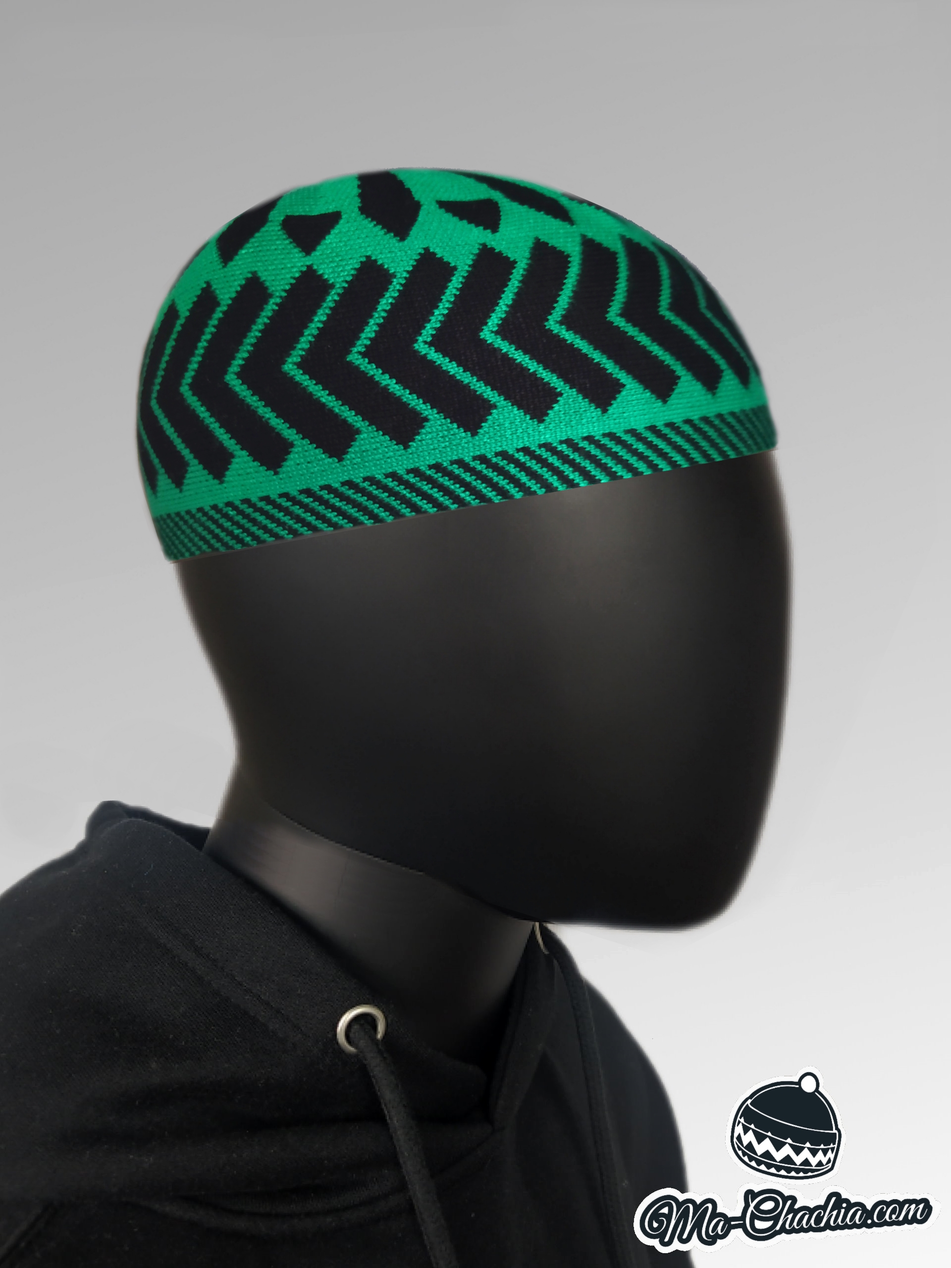 #CHACHIA #SAHM (Vert&Noir) 002