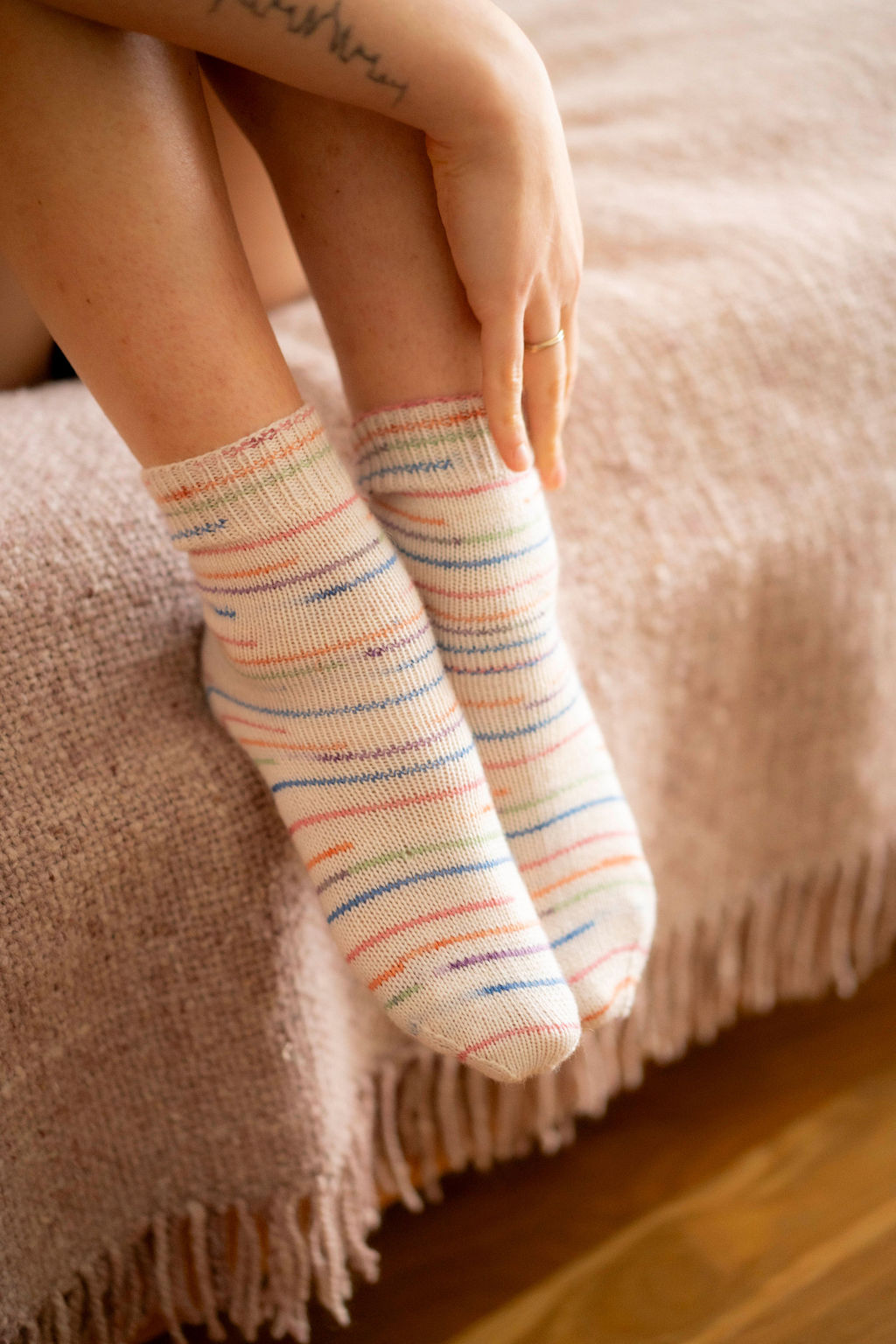 Kit Tricot – Chaussettes multicolores