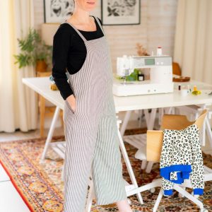 Kit Couture – Combinaison Sidonie rayée