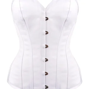 Overbust satin Instant Shape Blanc