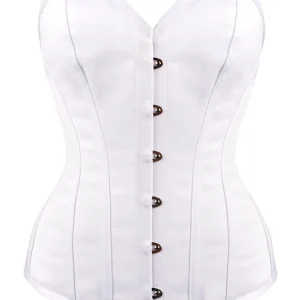 Overbust satin Instant Shape Blanc