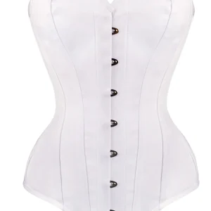 Overbust satin Instant Shape Blanc – Bustier