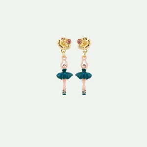 Boucles d'oreilles Tiges Mini Ballerine Nymphéa