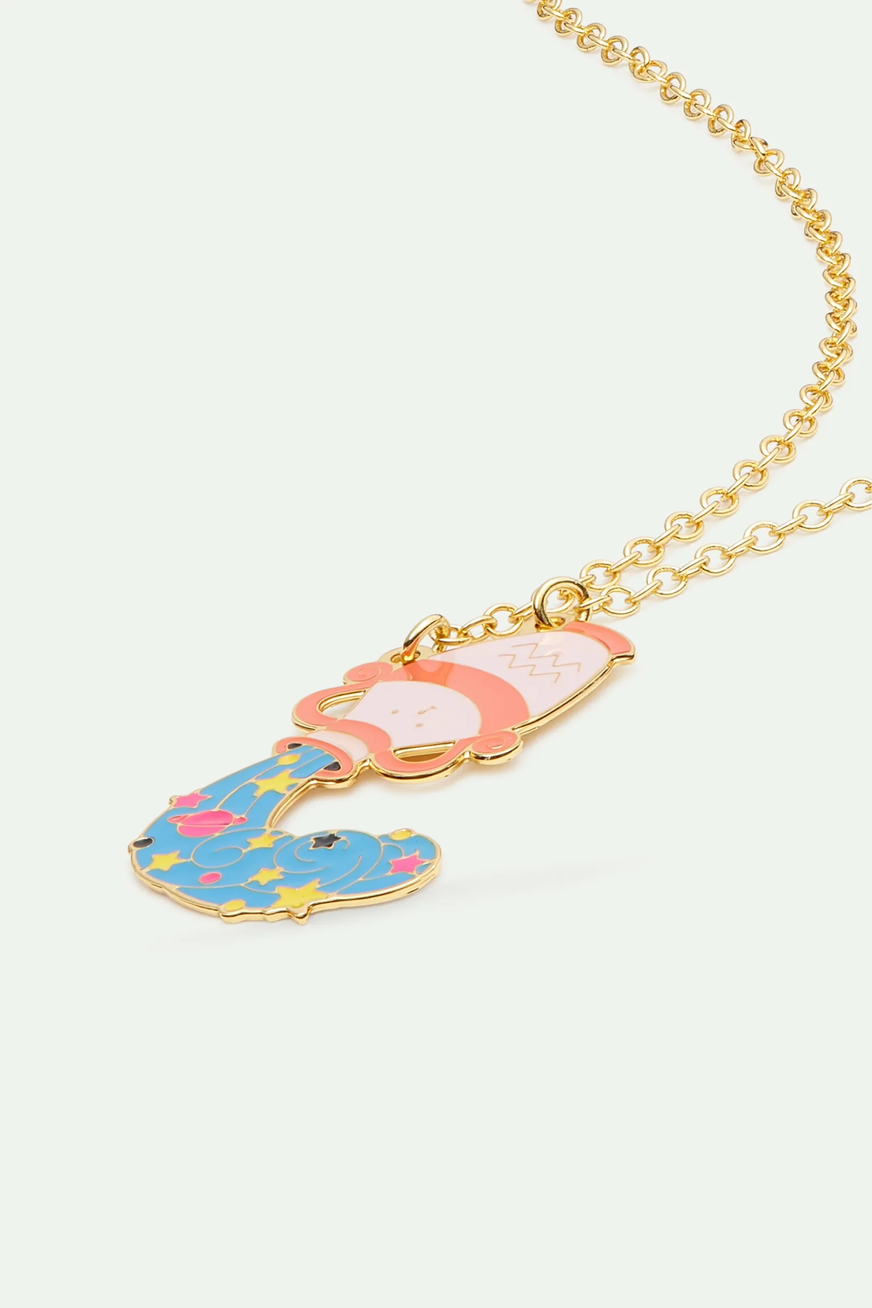 Collier pendentif signe astrologique du verseau – Image 2