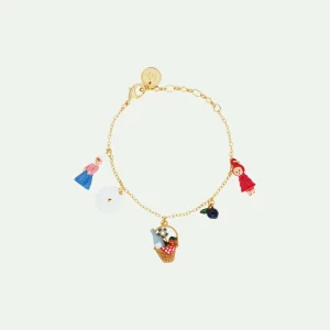 Bracelet charms pique-nique du petit chaperon rouge