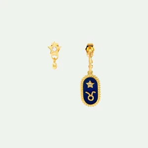 Boucle d'oreille signe astrologique taureau