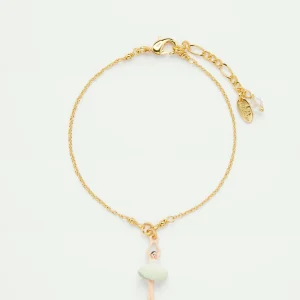 Bracelet ballerine vert d'eau