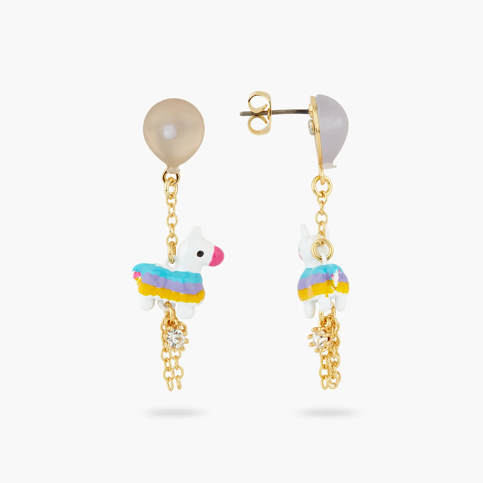 Boucles d'Oreilles Tiges Piñata et Ballon – Image 2