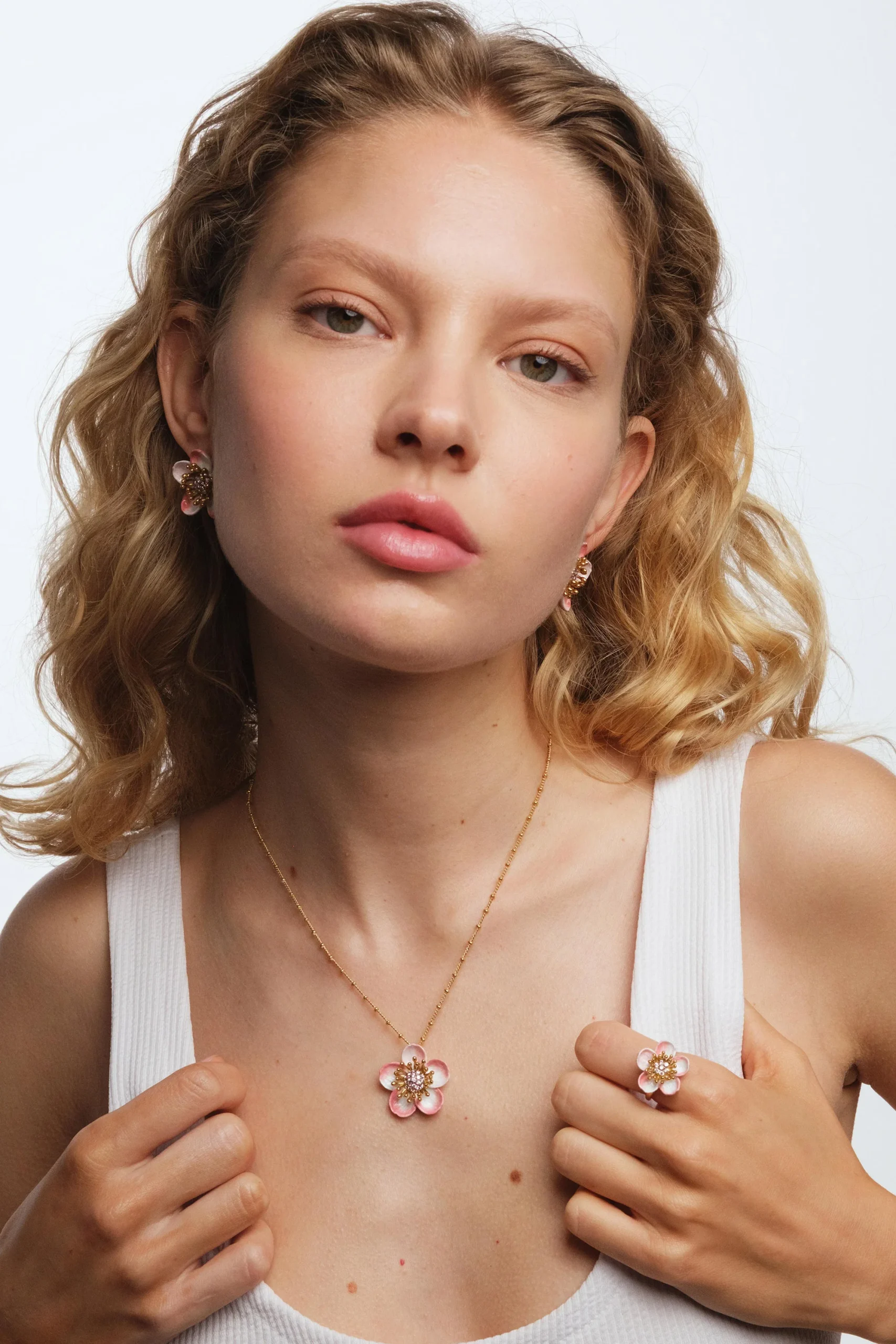 Collier pendentif fleur de pommier – Image 2