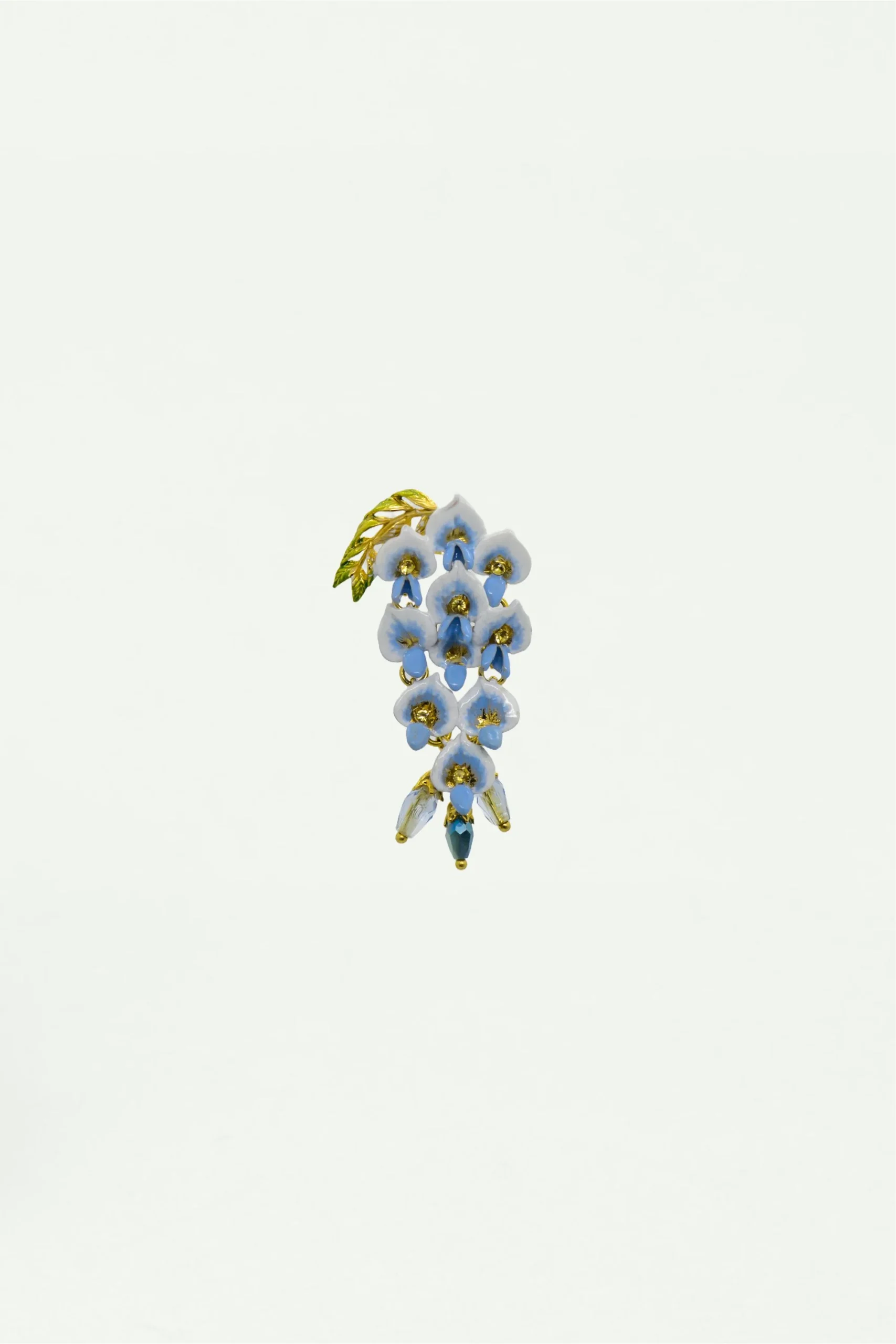 Broche fleurs de glycine