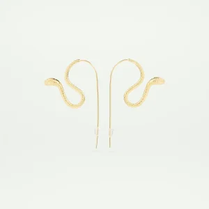 Boucles d'oreilles vipère ondulante