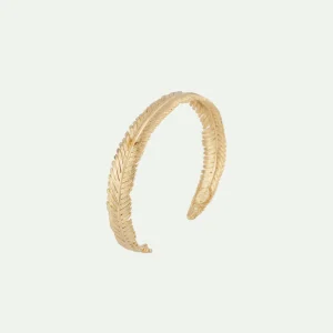 Bracelet jonc plume de goéland