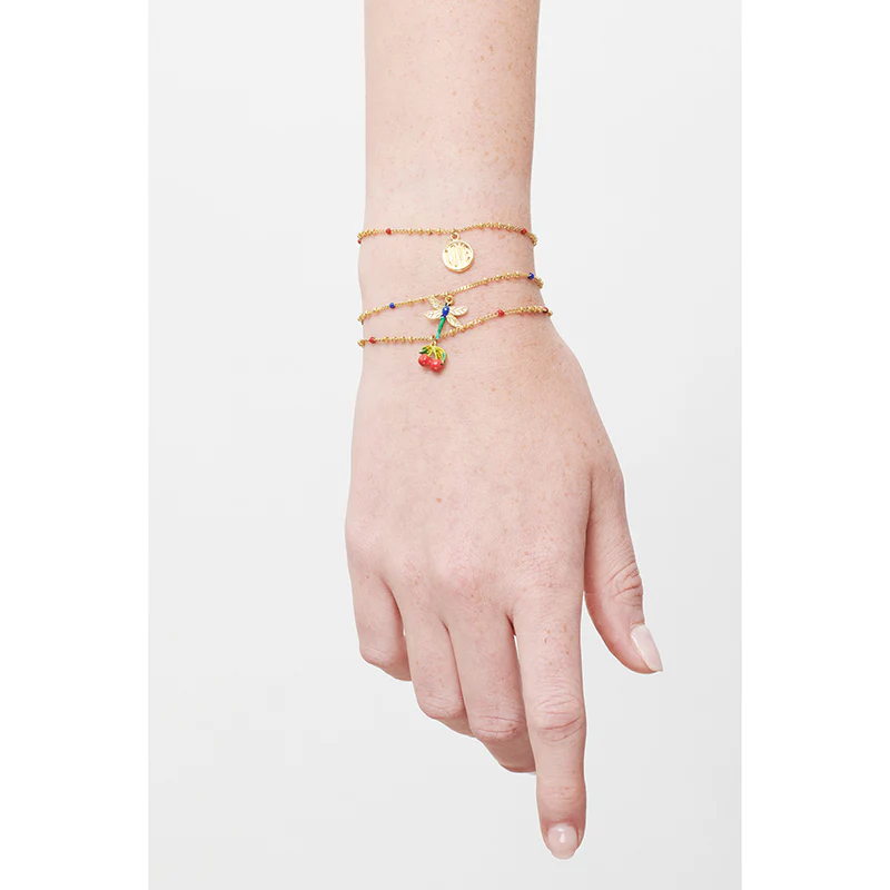 Bracelet pendentif cerise – Image 2
