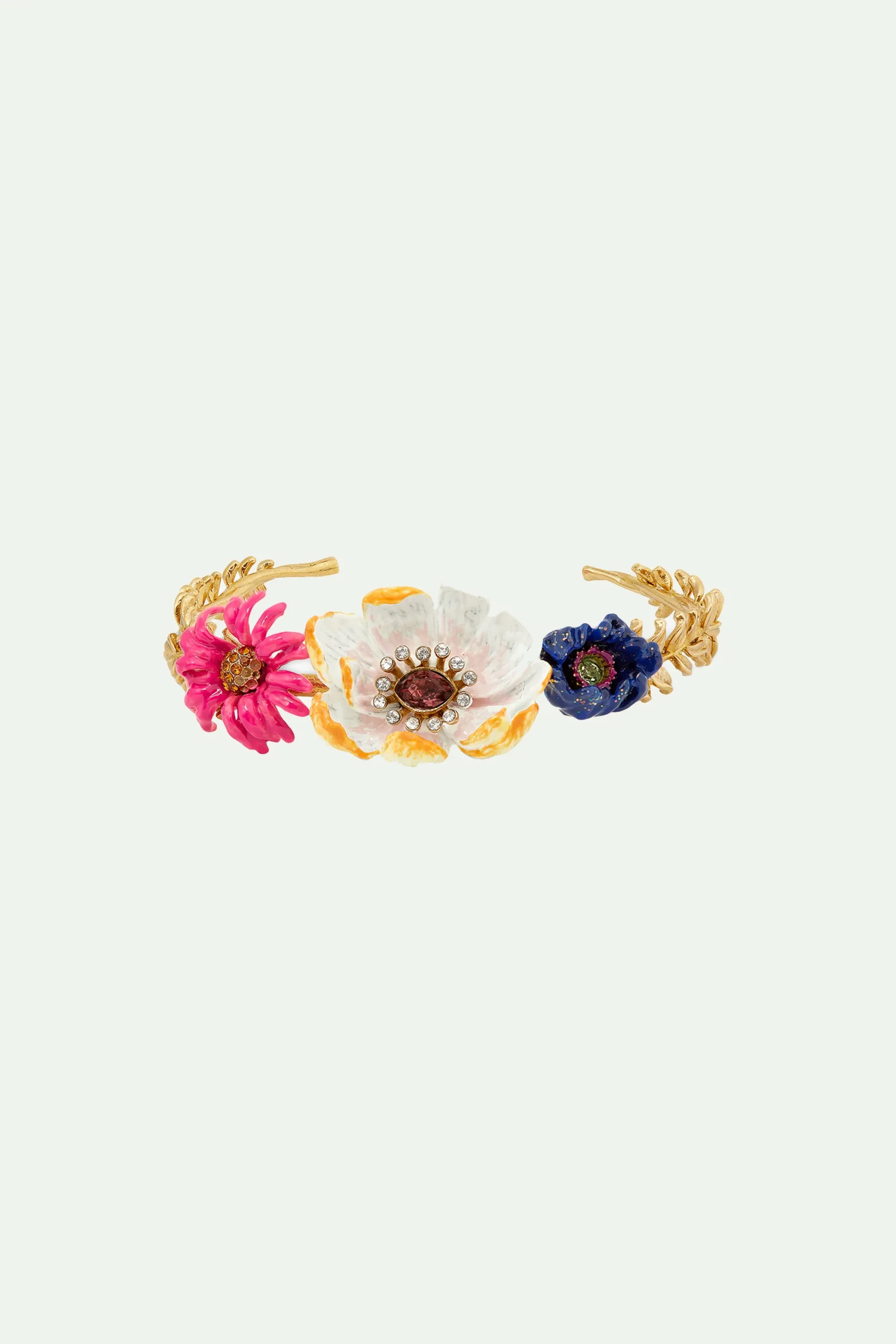 Bracelet jonc bouquet de fleurs – Image 2