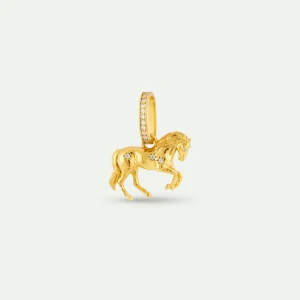 Pendentif Cheval doré, Passion et Curiosité