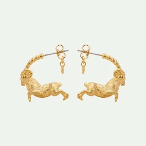 Boucles d'oreilles créoles signe astrologique bélier