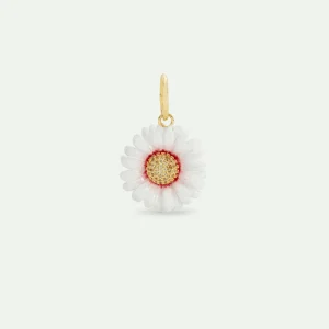 Pendentif fleur blanche marguerite, Attachement et Insouciance