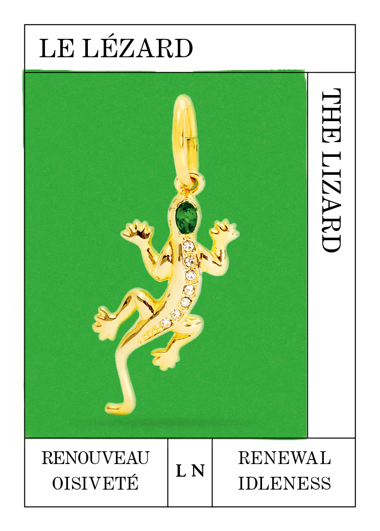 Pendentif lézard doré, Régénération et Oisiveté – Image 2