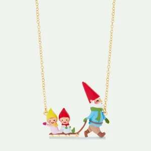 Collier plastron nains et balade en luge