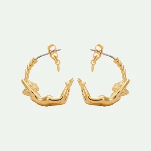 Boucles d'oreilles créoles signe astrologique vierge