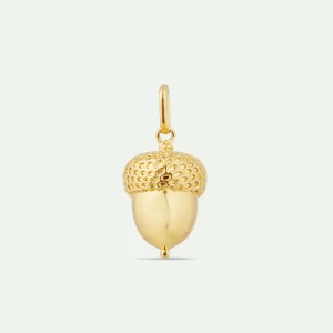 Pendentif Noisette dorée, Sagesse et Abondance