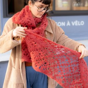 Kit Crochet – Echarpe Jardin d’Hiver