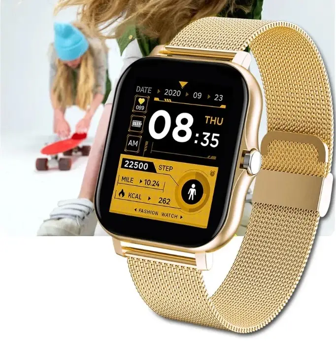 Montre Intelligente couleur or – Image 3