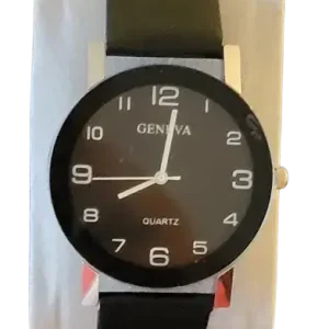 Montre femme bracelet noir