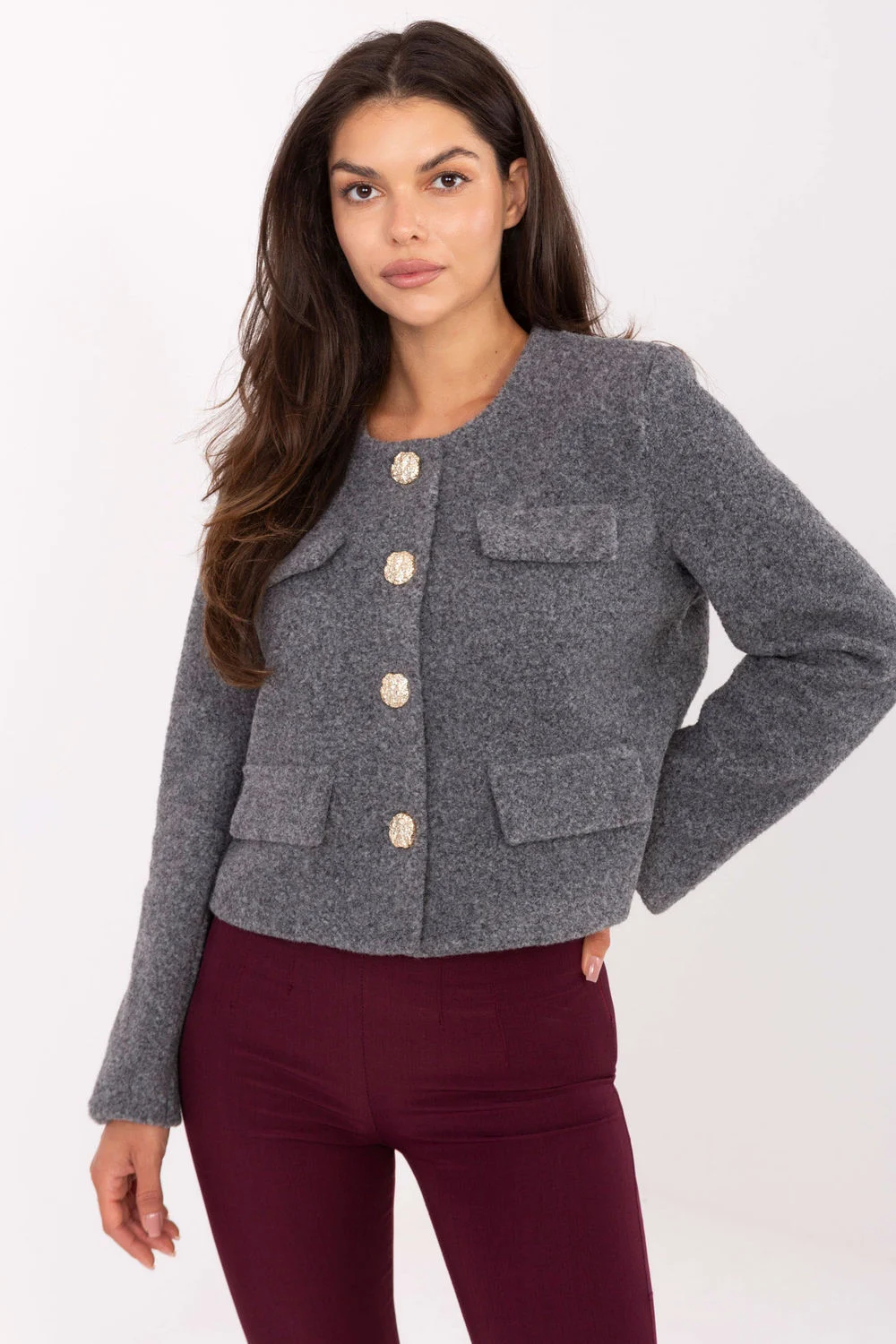 Blazer femme gris