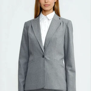 Blazer femme gris