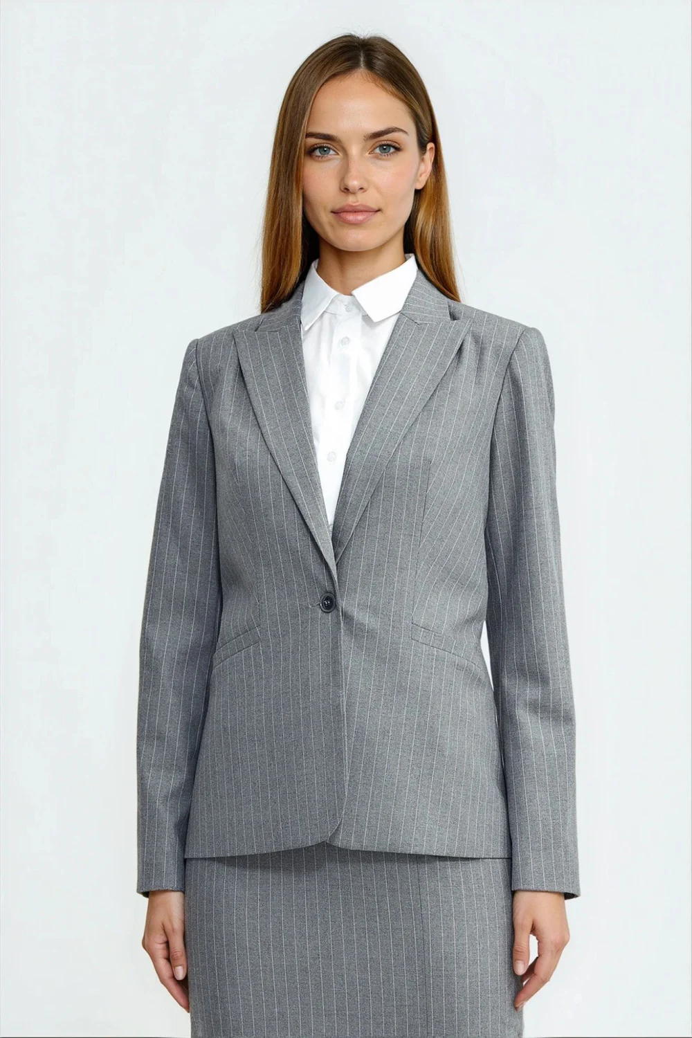 Blazer femme gris