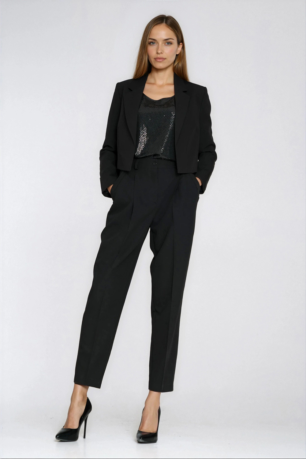 Blazer femme noir – Image 2