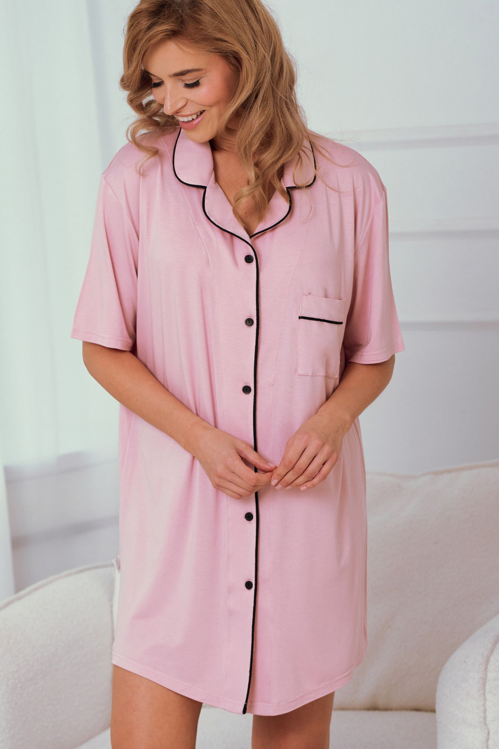 Chemise de nuit rosé – Image 2